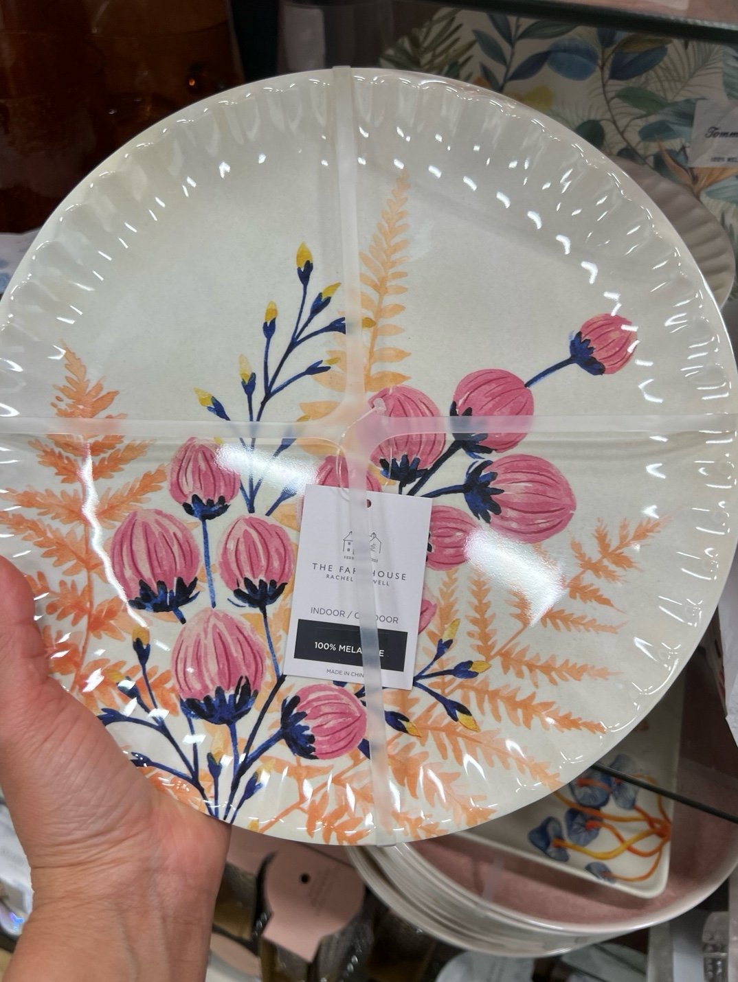 8 pc the farmhouse melamine plates !