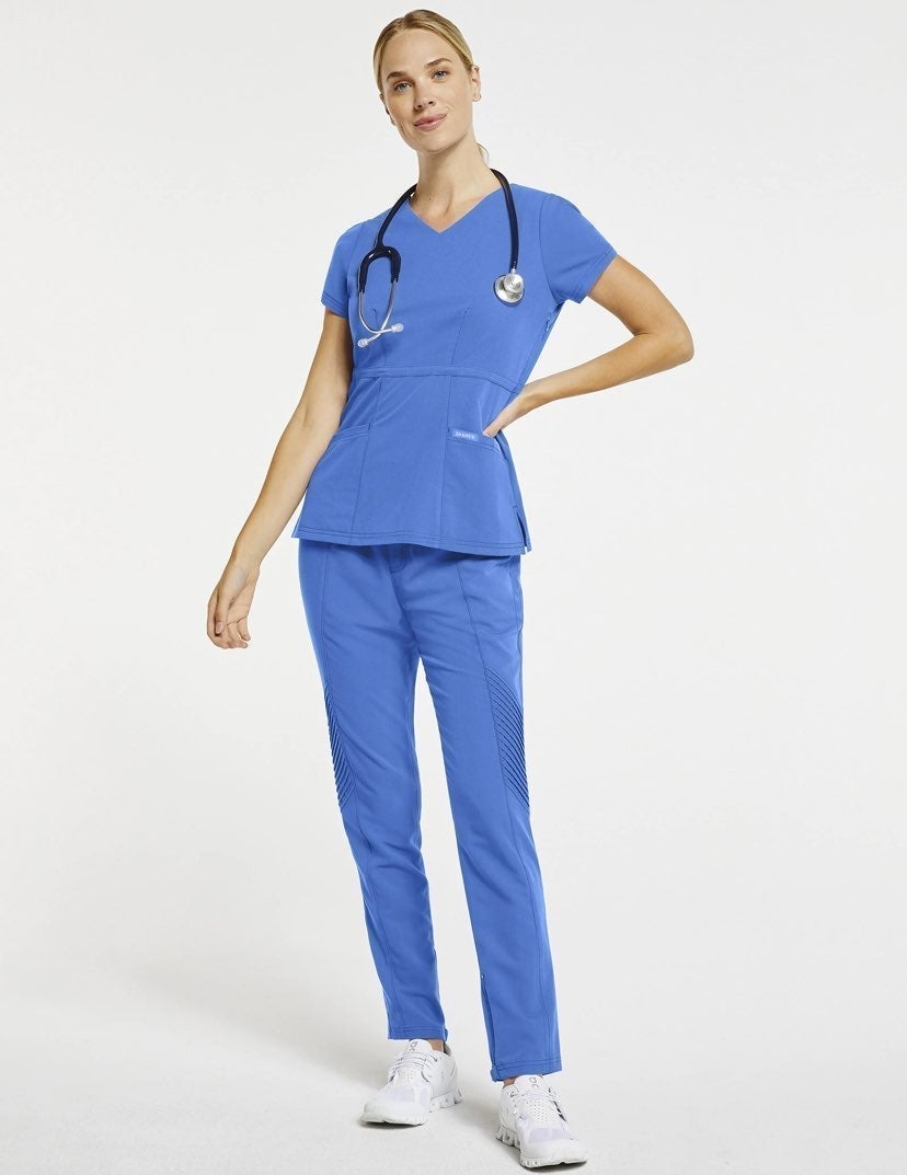 Jaanuu Slim Fit Moto Scrub SET