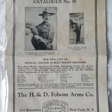 1930s H & D FOLSOM ARMS CO NYC POLICE EQUIPMENT GUN CATALOG #39 Winchester Colt
