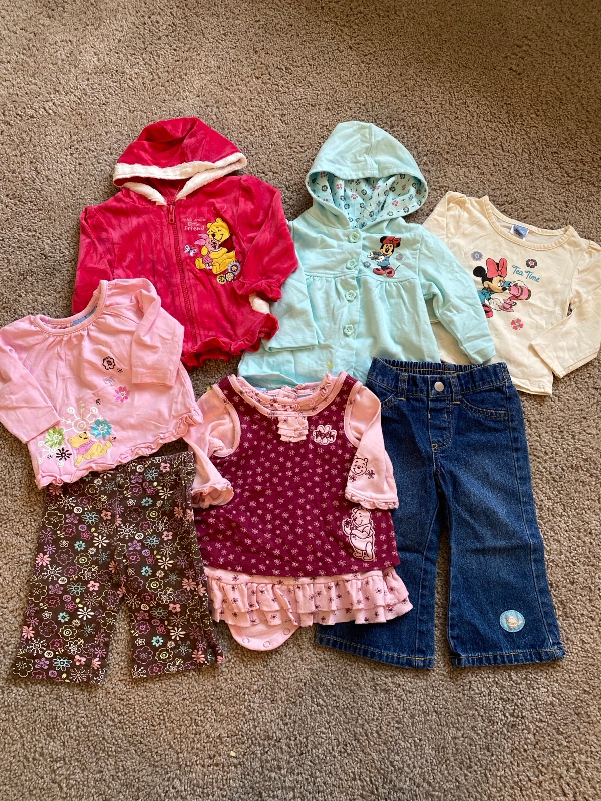 Vintage Disney Winnie the Pooh Minnie Mouse bundle