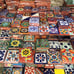 100 assorted 2in X 2in tiles !!!