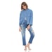 Sandrine Rose x Free People Straight Leg Distressed Jean Women's 27 Casual