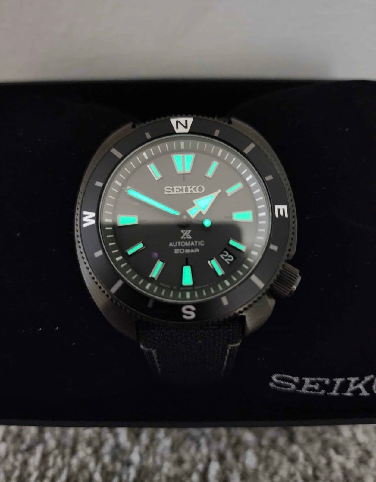 Limited edition Seiko Prospex Turtle Black series