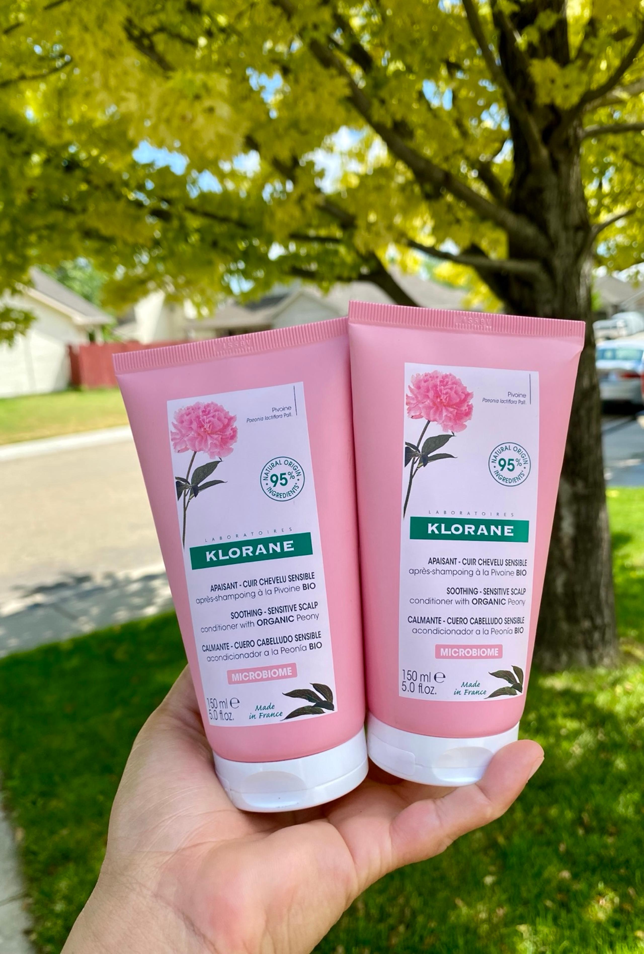 ⭐️Klorane Peony Conditioner 150ml x2 Sealed | Soothing | Made in France✨