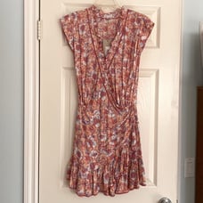 NWT Poupette St. Barth Estelle Mini Dress size XS Floral Print