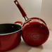 3 pc set The Pioneer Woman Vintage Speckled Cookware Red Kitchen Pots