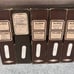 Vtg GAF Sawyer's Keystone Rototray 100 Slide Tray Carousels Lot Of 5 Boxed