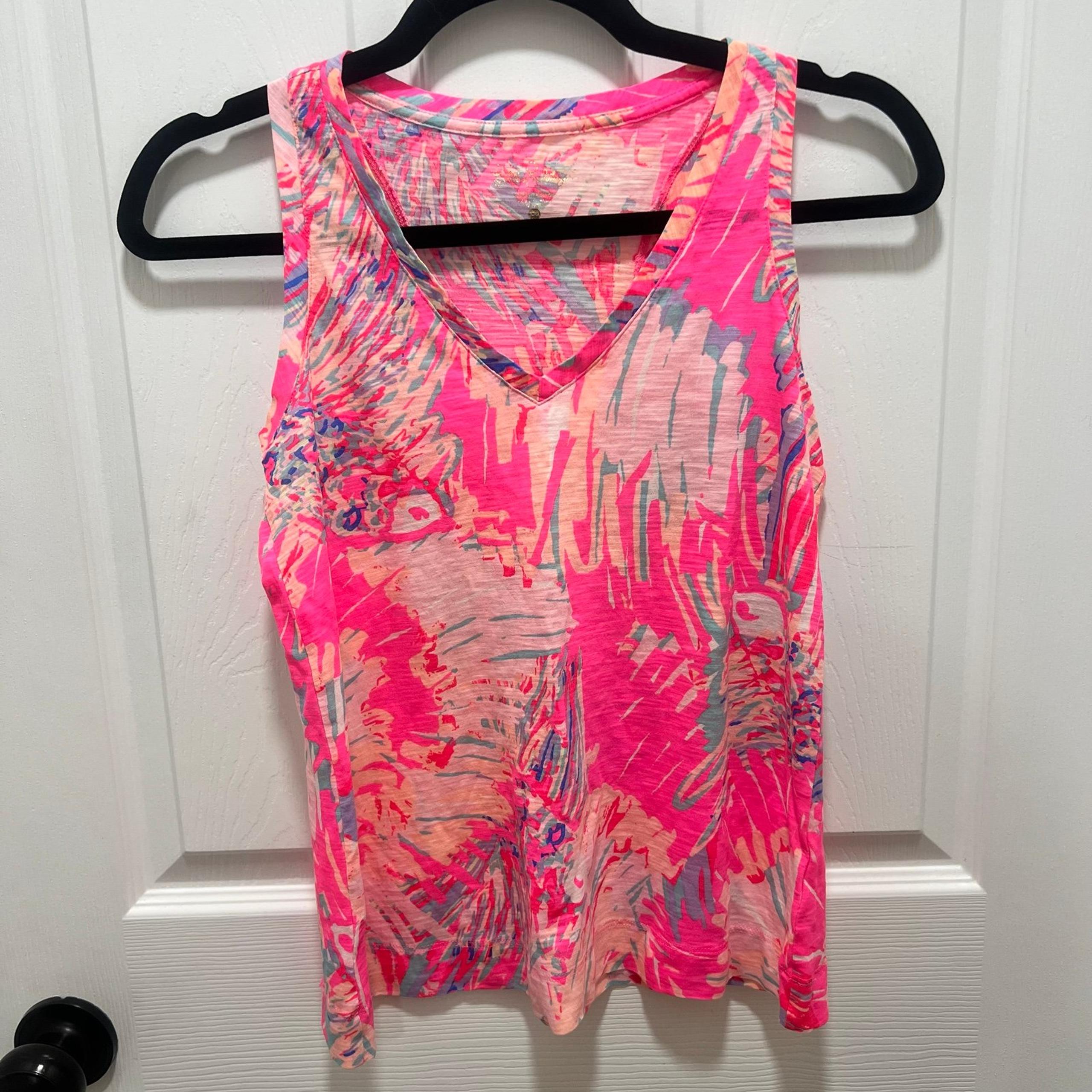Tank Top Women’s Multicolor Sleeveless Shirt Blouse size XXS - Lilly Pulitzer