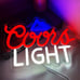 Coors Light Beer LED Bar Sign Man Cave Tiki Neon Signs Lights 8x11”