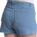 Good American Striped Cut-Off Shorts, 18
