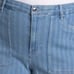 Good American Striped Cut-Off Shorts, 18