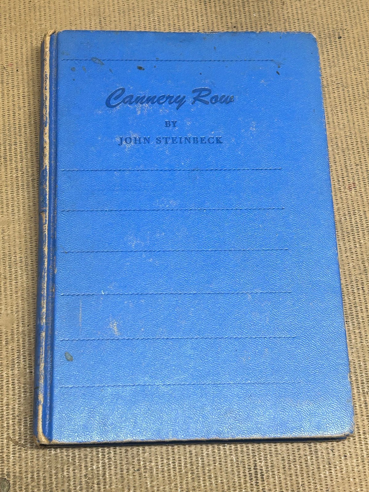 Cannery Row By John Steinbeck 1945 1st Edition BLUE