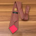 HERMÈS Paris 7367 PA Red Multi Lamb Sheep Print 100% Silk Tie Necktie