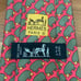 HERMÈS Paris 7367 PA Red Multi Lamb Sheep Print 100% Silk Tie Necktie