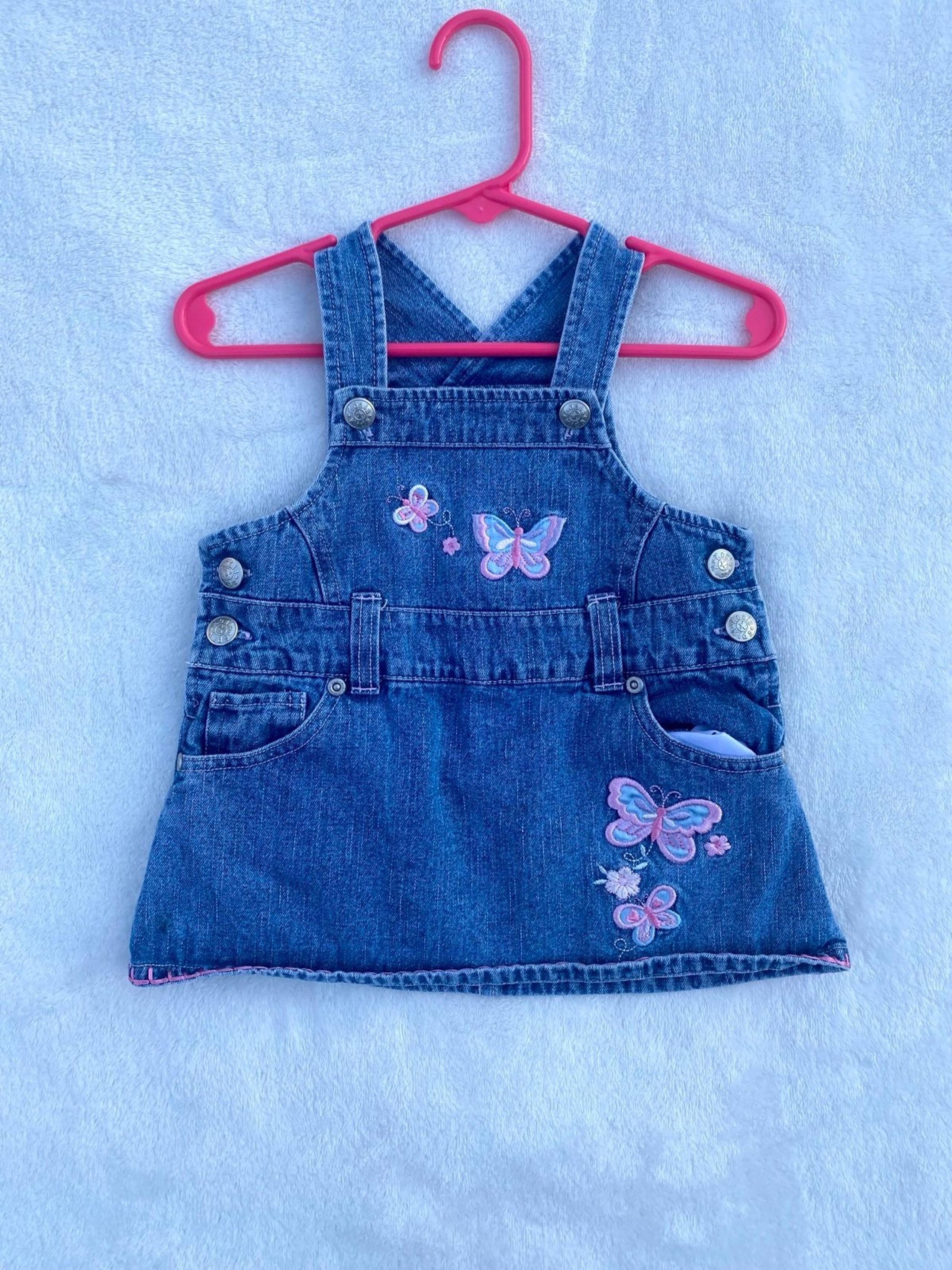 Koala Kids butterfly denim dress