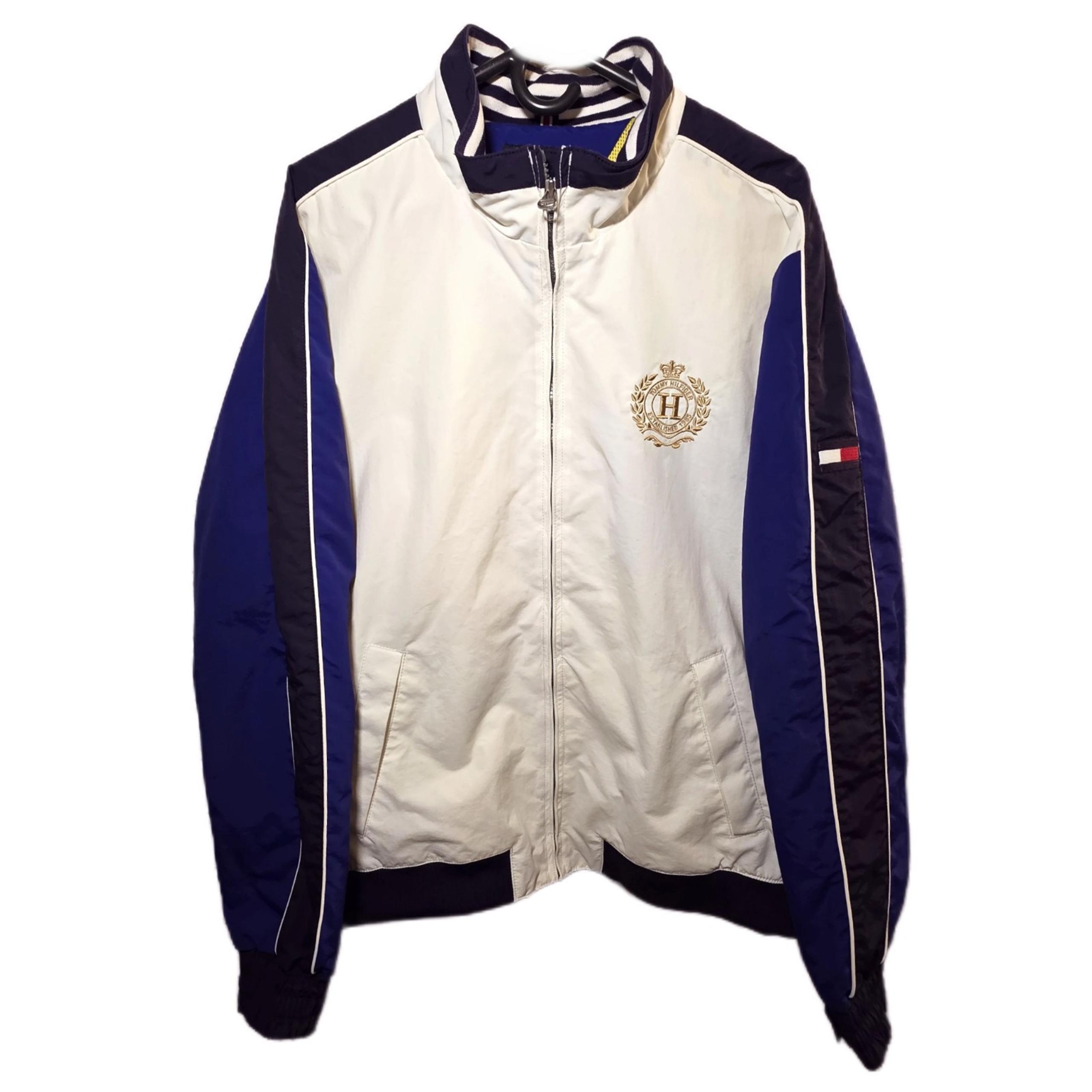 Tommy Hilfiger Colorblock Crest Jacket Sailing Windbreaker Men Size XL
