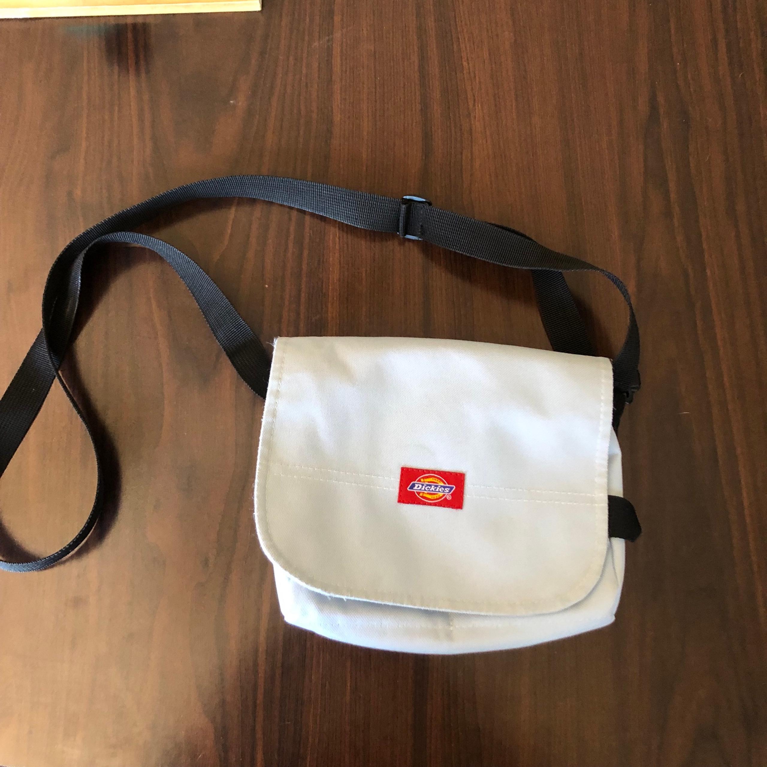 Vintage Y2K  DICKIES Women's Blue Flap Shoulder/Crossbody Bag Purse Satchel