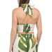 NWT RACHEL ZOE Linen Blend Printed Halter Crop Top