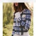 New Free People FP Movement Rally Layer Top Blue Plaid Thermal Longsleeve Henley