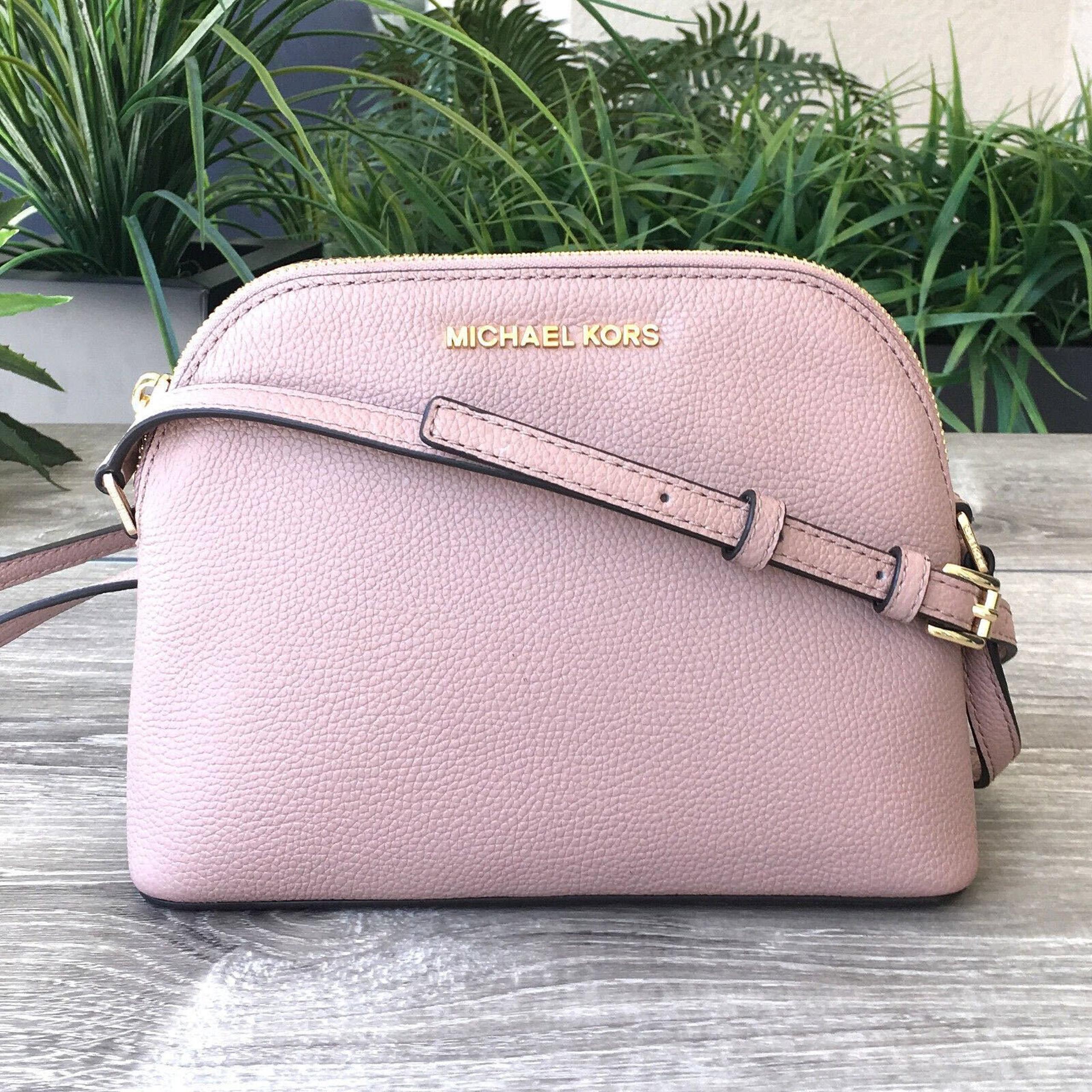 Michael Kors Adele dome Crossbody medium Messenger hand bag vs CINDY Emmy wallet