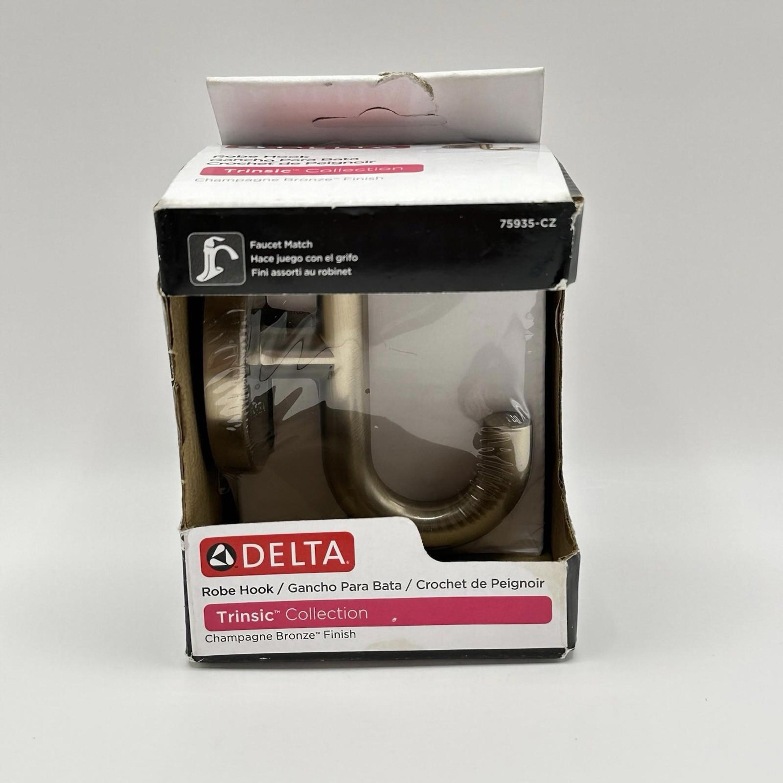 Delta 75935-CZ  Trinsic Collection Towel or Robe Hook in Champagne Bronze