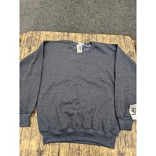 NWT NEW! Vintage Lee Heavyweight Blank Gray Crewneck Sweatshirt Made USA Large
