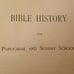 Antique Vintage Book - BIBLE HISTORY