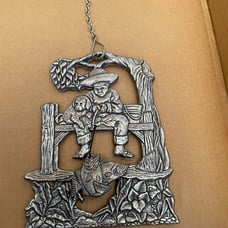 Fishing metal wind chime