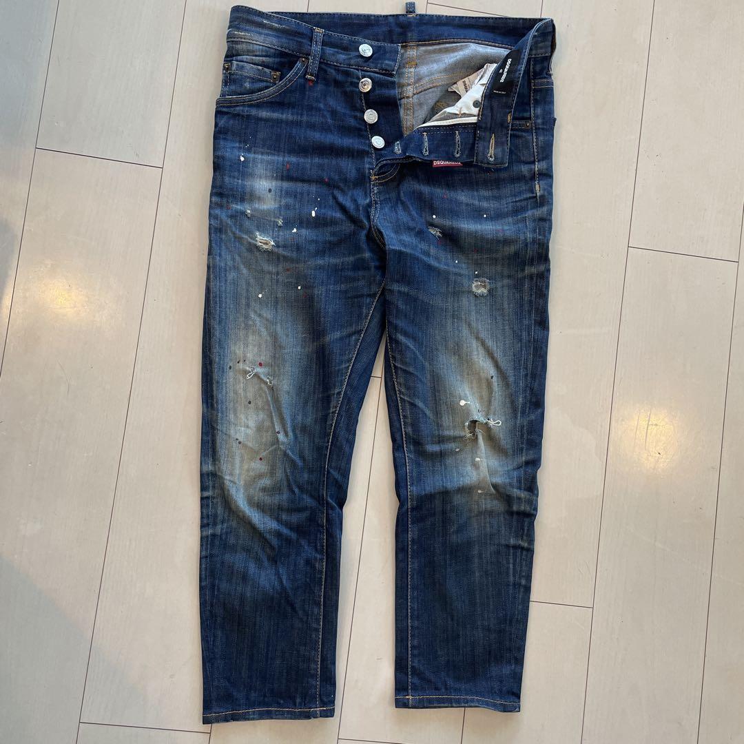 DSQUARED2 Denim Pants 42 Distressed Finish