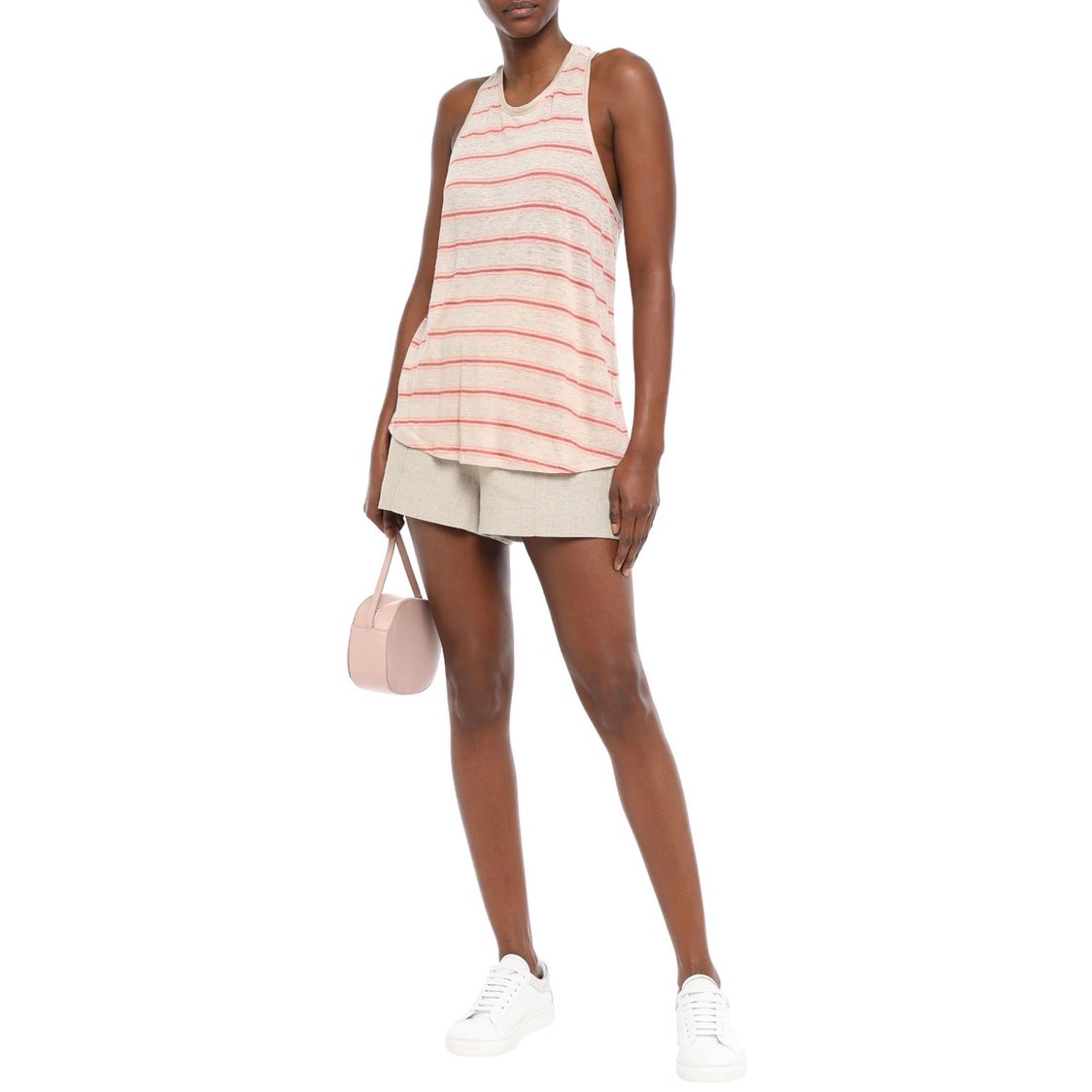 Joie Rayson twist-back slub linen tank