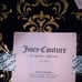 New! Juicy couture queen of couture Gold Foil plush throw blanket 50 x 70