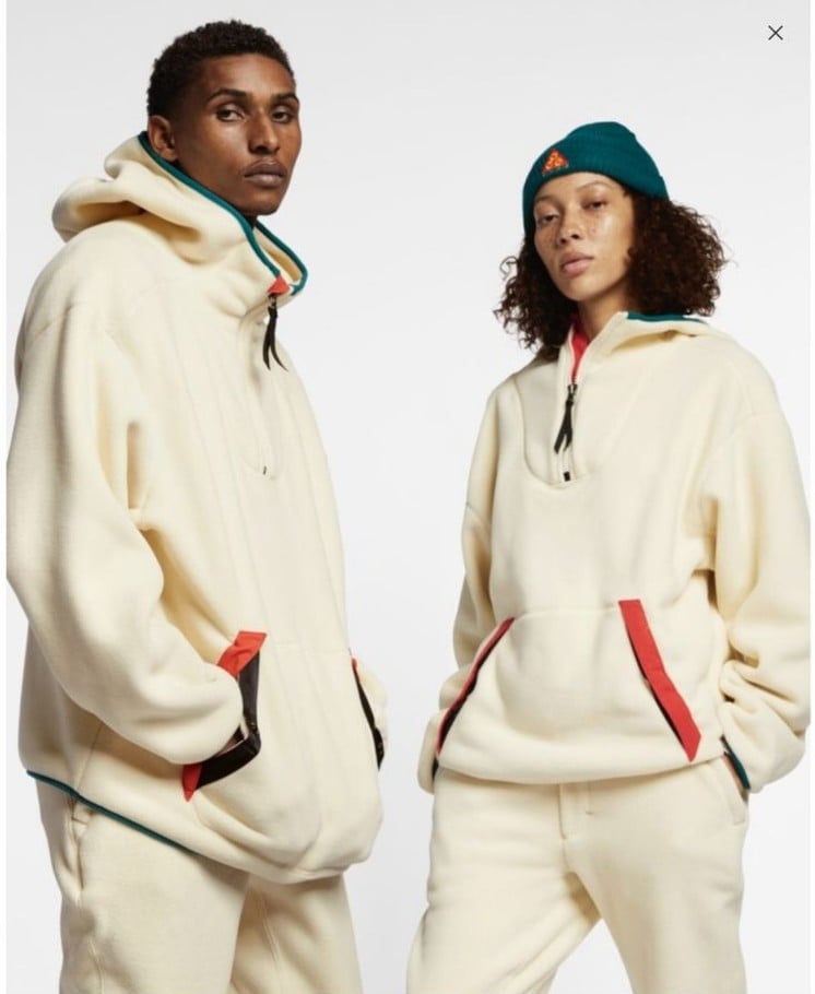 Nike ACG Sherpa Fleece Hoodie Light Cream