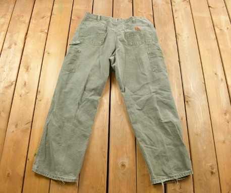 Olive Green Carpenter Pants
