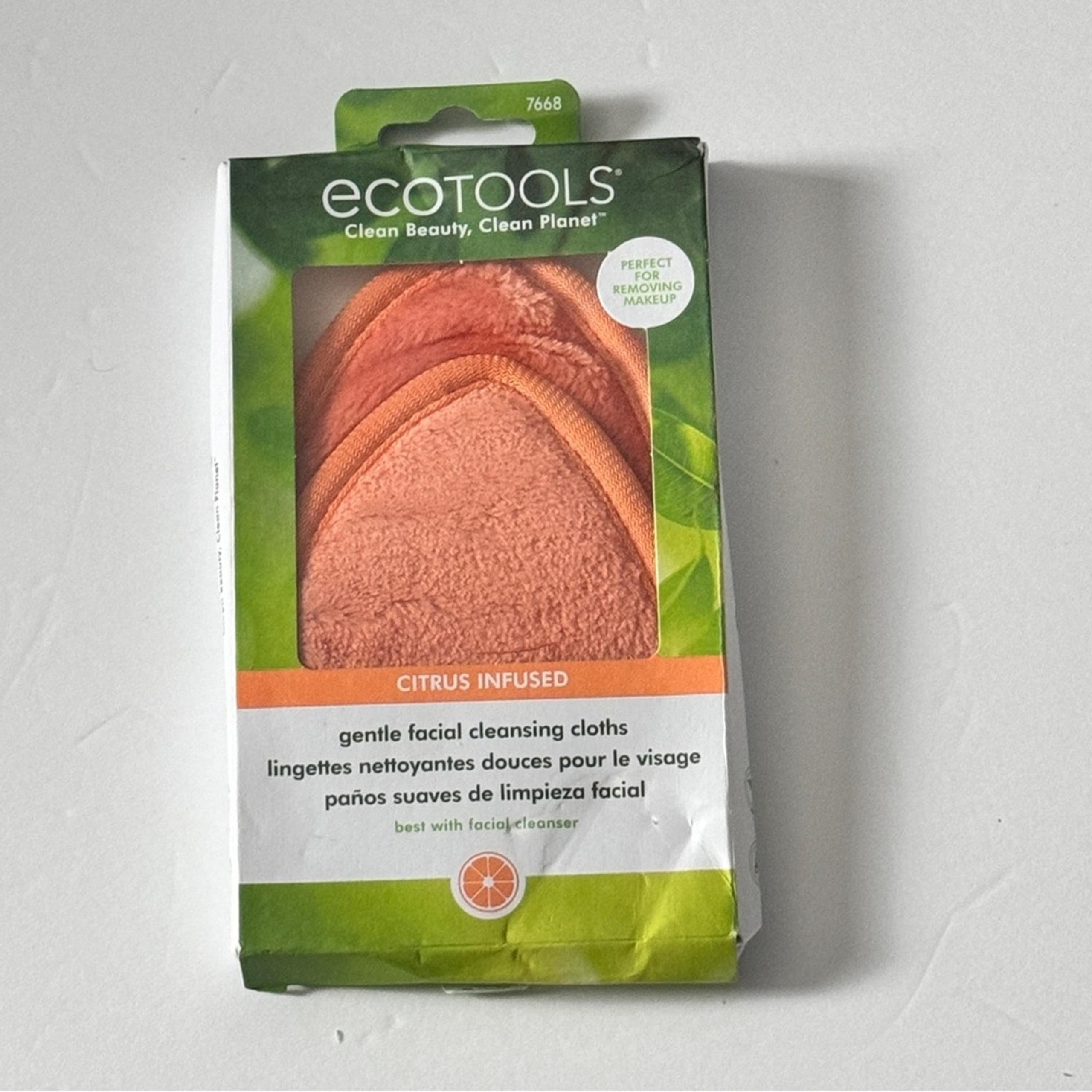 Ecotools Makeup Cleansing Cloth Citrus Infused Face Wipes New In Package