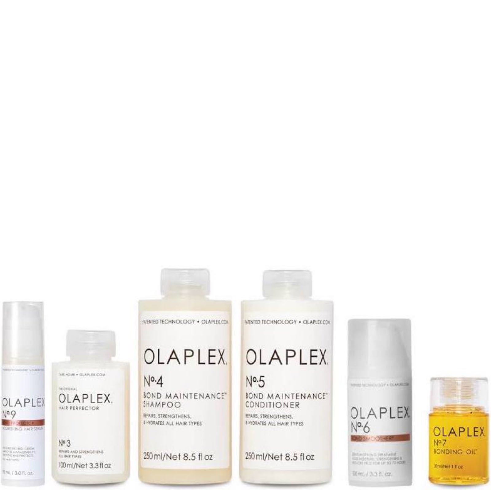 Olaplex No.3, 4, 5, 6, 7 and 9 Bundle
