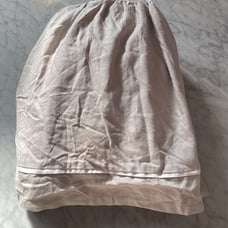 Restoration Hardware Linen Crib Skirt