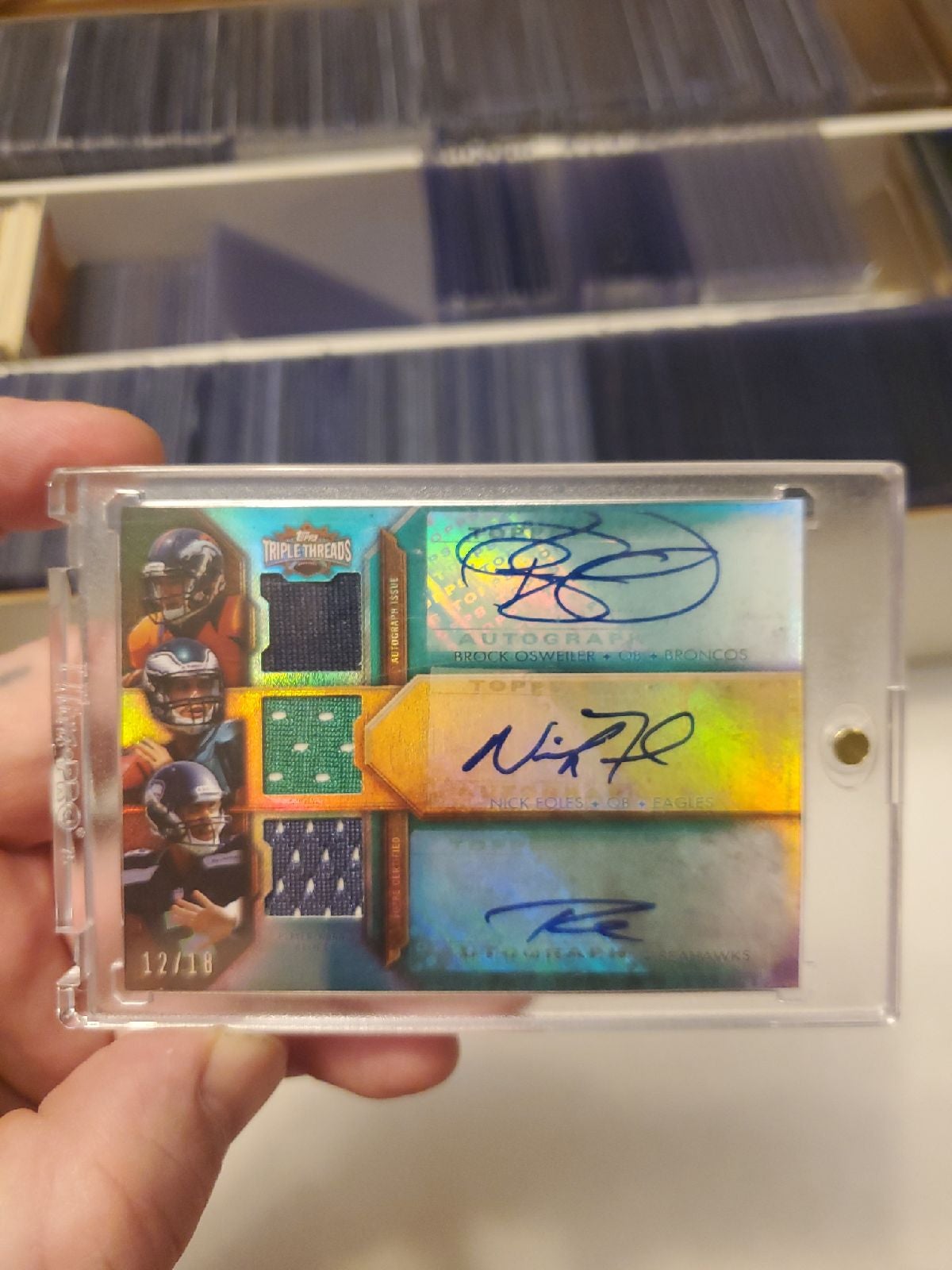 2012 Topps Triple threads( Rookie jersey