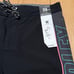 NWT Hurley Phantom Solid Black Stripe Classic Boardshort 18 Men's Swimwear 30