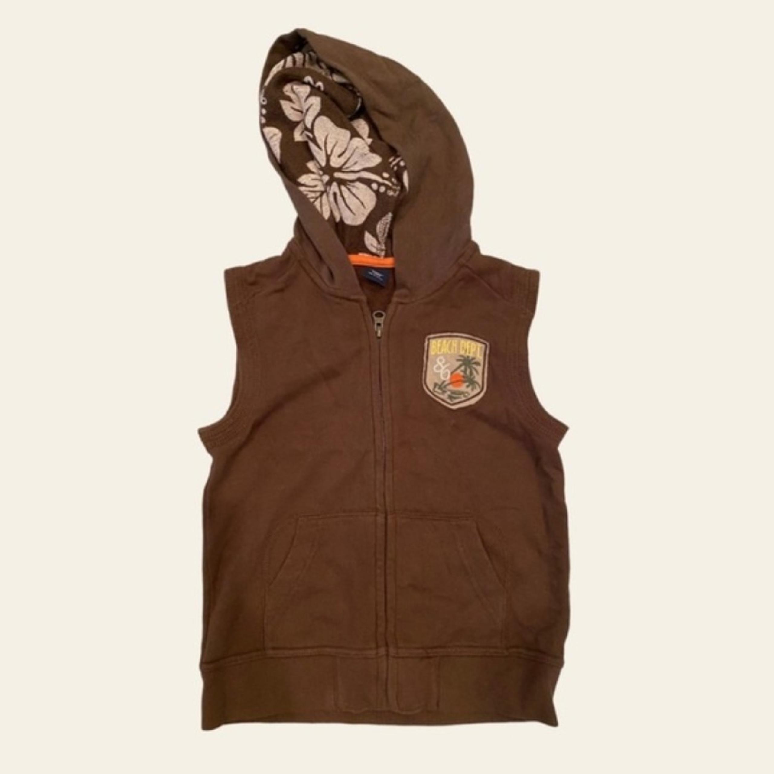 GAP Kids sleeveless Surfer Hoodie Boys Size 5T