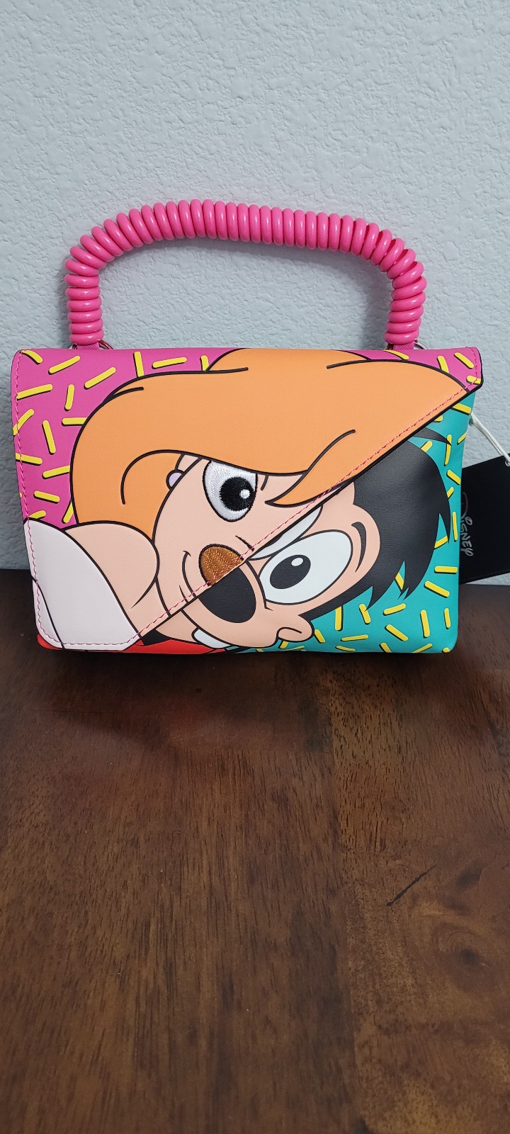 Loungefly Disney A Goofy Movie Max & Roxanne Split Crossbody Bag