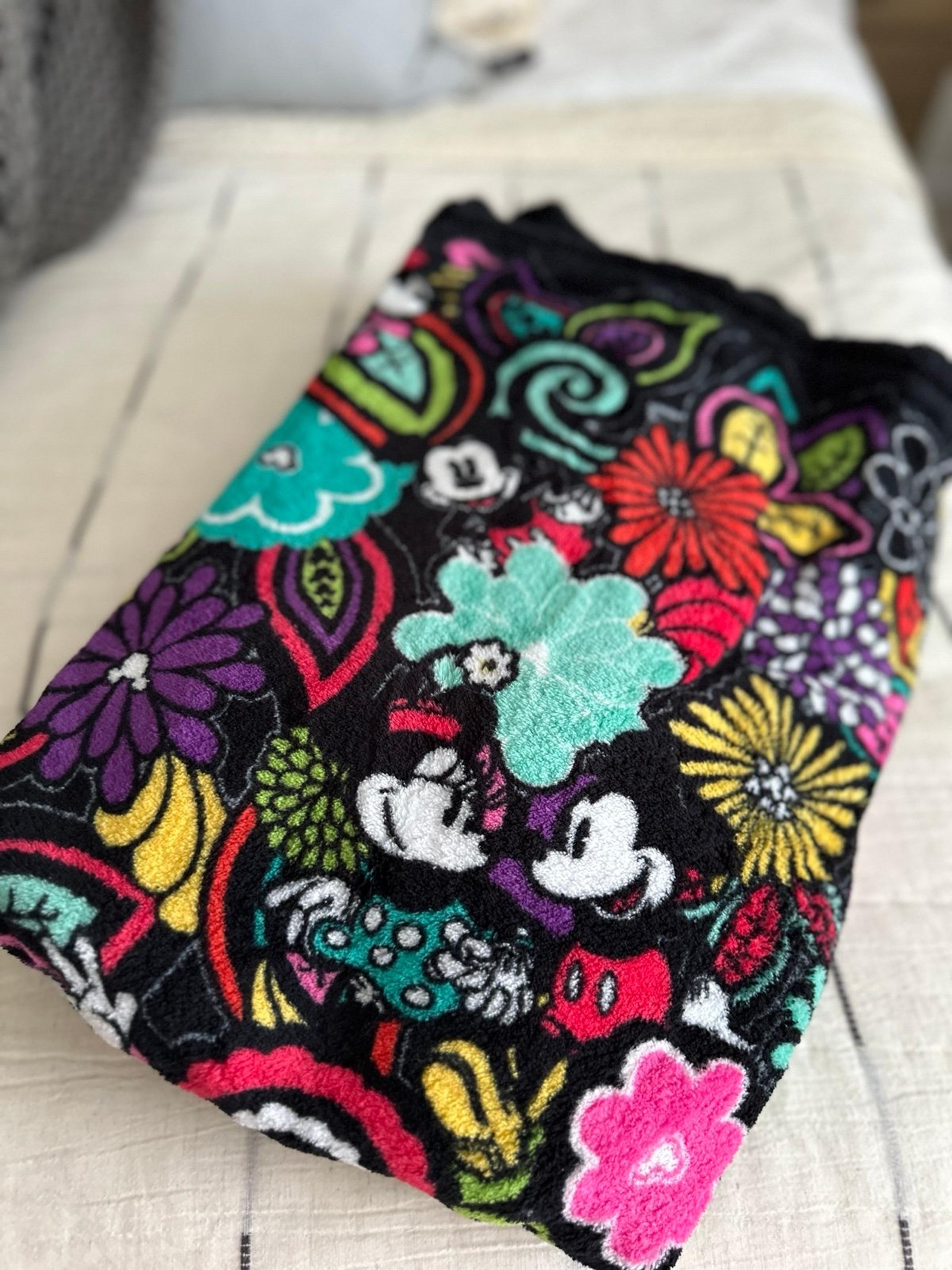 Vera Bradley Magical Blooms with Mickey Blanket
