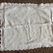 Sferra Bros floral matelasse luxury pillow Sham white damask