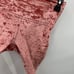 LULULEMON Crushed Velvet Wunder Under Tight Leggings in Pink // 4