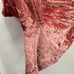 LULULEMON Crushed Velvet Wunder Under Tight Leggings in Pink // 4