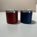 DUTCH BROS COFFEE Thermal Insulated Camping Mugs 2 Red Blue Smoking Guy Tulip DB