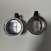 DUTCH BROS COFFEE Thermal Insulated Camping Mugs 2 Red Blue Smoking Guy Tulip DB