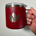 DUTCH BROS COFFEE Thermal Insulated Camping Mugs 2 Red Blue Smoking Guy Tulip DB