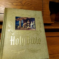 FAMILY HOLY BIBLE DEVOTIONAL ALPHABETICAL INDEXED SELF PRONOUNCING RED LETTER ED