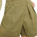 Free People Issa Olive Green Asymmetrical Mini Skort Size 2
