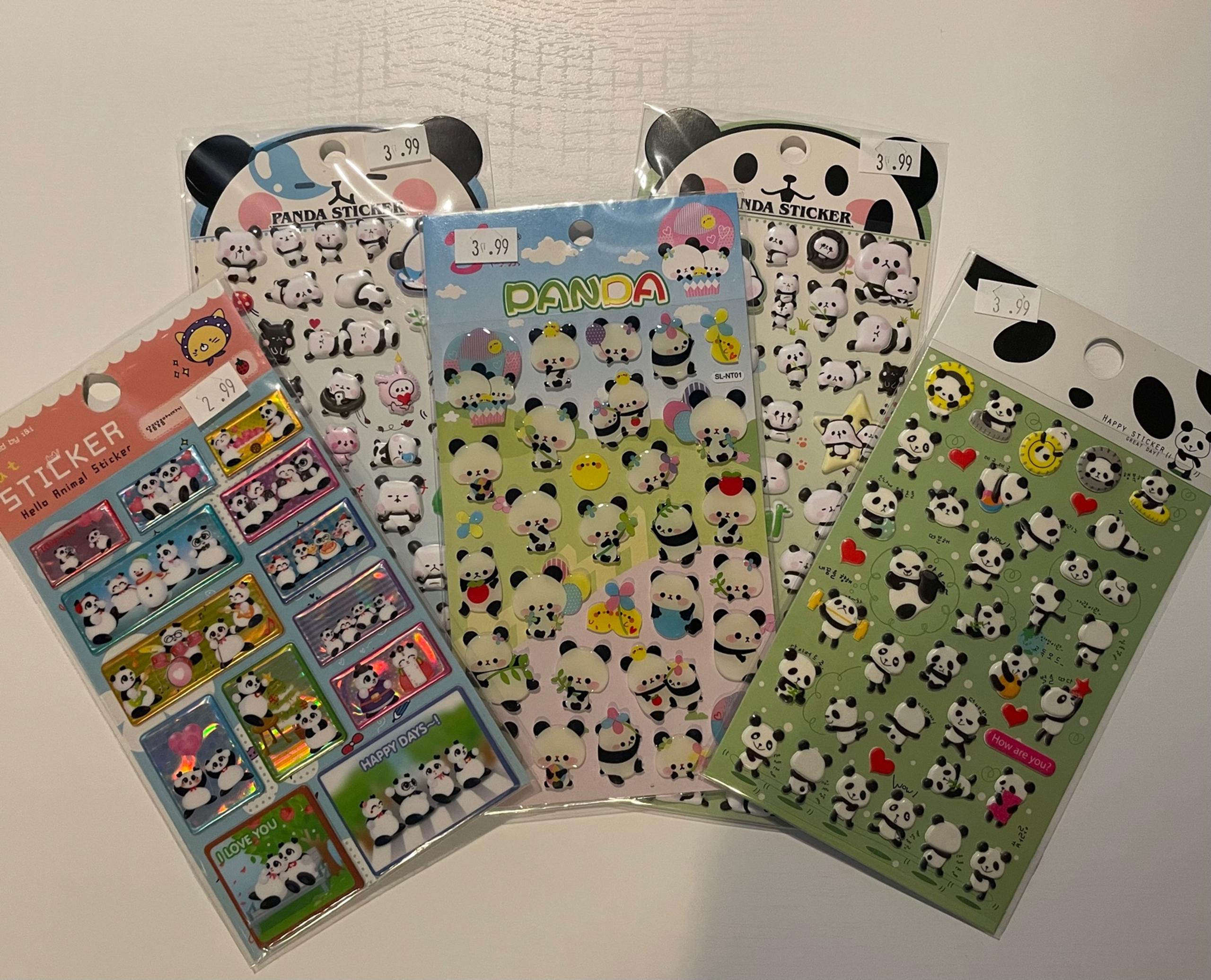 Panda Stickers Lot